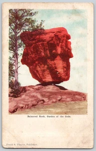 Undivided Back Postcard~ Balanced Rock~ Garden Of The Gods~ Colorado Springs, CO - Picture 1 of 2