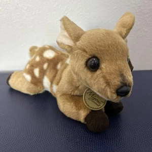 Aurora Miyoni Rehkitz Plüschtier Hirsch Stofftier 9 Zoll realistisch liegend braun weiß e - Bild 1 von 11