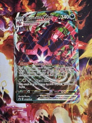 Eternatus VMAX SWSH045 Jumbo Trading Card Holo Pokemon TCG OVERSIZE - Image 1 of 3