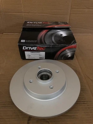 Rear Solid Brake Disc x1 268mm for Citroen Peugeot +Bearing Drivetec DM9053RSC - Image 1 of 4