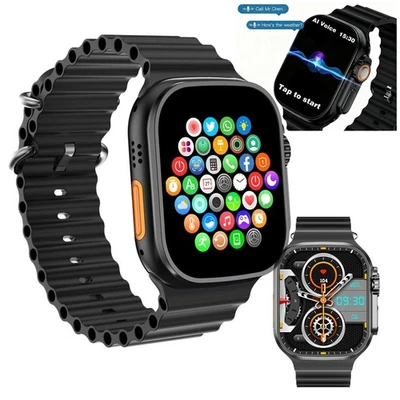 Smart Watch Fitness Tracker Wristwatch Smartwatch Bluetooth Heart Rate Tracking - Image 1 of 4
