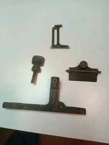 Antik/Vintage Holzbearbeitung Hobel Metall Führungsstücke - Bild 1 von 16