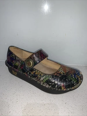 Alegria By Pg Lite Shoes Maryjane Platform Size 38 7 Black - image 1 of 4