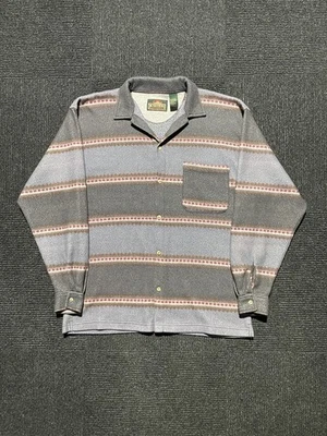 Vintage Greatland Apparel Blanket Flannel Striped Button Up Shirt Size XL - Image 1 of 4