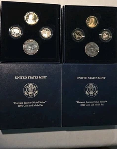 United States Mint Westward Journey 2004 And 2005 Coin And Medal Sets - Picture 1 of 5