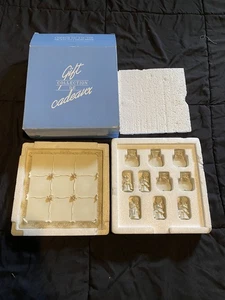 Vintage Avon 2004 Sammlerstück Keramik Cherub Tic-Tac-Toe Deko Keramikbrett - Bild 1 von 4