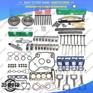 OEM Engine Overhaul Rebuild Kit &Timing Chain set For 10-17 CHEVY BUICK GMC 2.4L - Picture 1 of 10