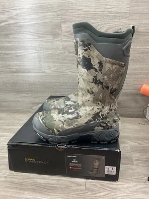 Cabela's Instinct Insulated Zoned Rubber Hunting Boots Sz 13 M Mens - Image 1 of 4