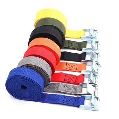 1M Lashing Strap W/ Buckle Nylon Quick Release Fr Cargo Tie Down Luggage Bag New - Image 1 of 4