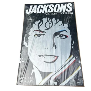 Vintage THE JACKSONS VICTORY TOUR 1984 POSTER Michael Jackson 12.75 X 19.75” - Picture 1 of 10