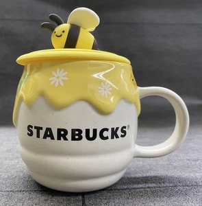 Starbucks Honey Bee Becher mit Deckel 2025 Limited Edition Rare Official Cup 355ml - Bild 1 von 7