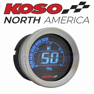 Koso 2in. Fuel Level Gauge for 2010-2013 Harley Davidson FLTRX Road Glide nq - Image 1 of 4