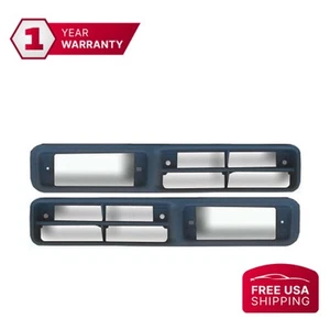 Front Bumper Fog Light Moldings Trims For 1993-1997 Nissan Pickup / Pathfinder - Picture 1 of 7
