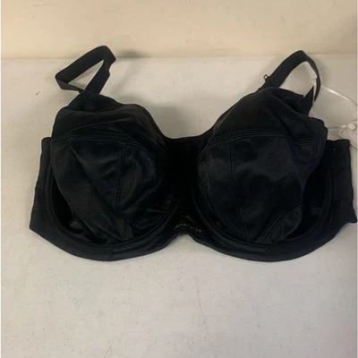Sujetador deportivo con aros figura completa Elomi Energise, talla 36E, negro Foto 1 de 4