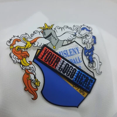 Custom 3D Heat Transfer Labels – Iron-On Vinyl Branding Logo for T-Shirts - Image 1 of 4