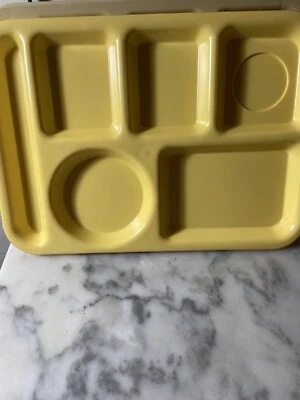 (3pc) Vintage SiLite School Cafeteria Lunch Divided Trays #614 - Image 1 of 3