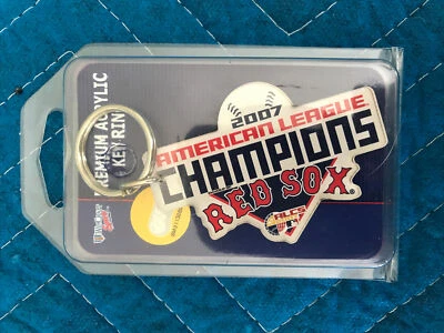 American League Champions Boston Red Sox 2007 Keychain NIP - Image 1 of 2
