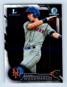 2016 Bowman Chrome Draft Colby Woodmansee New York Mets #BDC-86