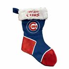 Chicago Cubs Christmas Stocking Forever Collectibles Baseball  Velvet Faux Fur
