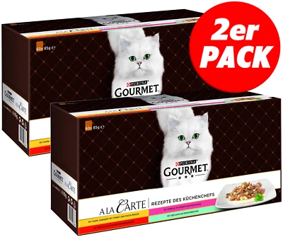 PURINA GOURMET A la Carte Katzenfutter nass Fisch Fleisch Geflügel Mix 120 x 85g - Bild 1 von 4