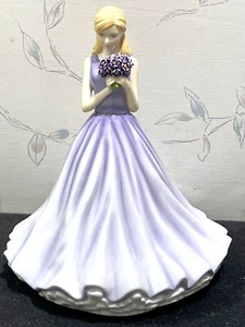 Royal Doulton YOU'RE A WONDERFUL FRIEND Language FLOWERS Purple Figurine #HN5838 - Picture 1 of 14