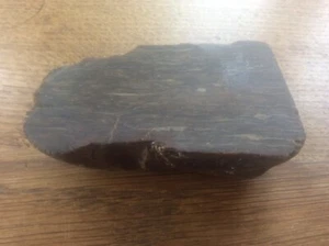 Quirky Interesting Petrified Wood Polished Natural Fossil Paperweight 228gm 3.5” - Picture 1 of 12