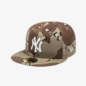 New Era MLB New York Yankees Basic Size Cap, Camo - Picture 1 of 7