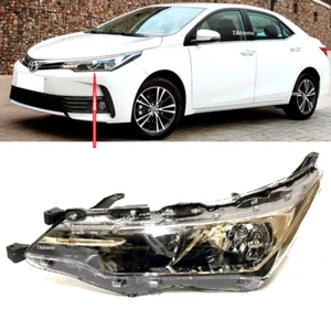 FRONT LEFT HALOGEN HEADLIGHT LAMP LED DRL fits for TOYOTA COROLLA 2017-2019 - Picture 1 of 6