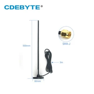 Antenna Wifi 170MHz SMA-J 5dBi Materiale Rame Base Magnetica Cavo 3m Esterno - Foto 1 di 6