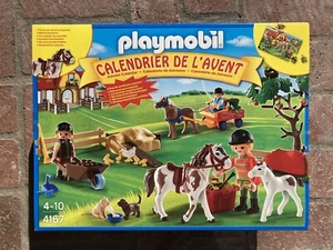Playmobil #4167 Pony Farm - RARE, Retired Advent Calendar Set - Brand NEW in Box - Picture 1 of 4