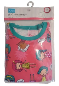 The Children’s Place Girls Snug Fit Cotton 2 Piece LSleeve Pajamas Set NWT US 6 - Picture 1 of 9