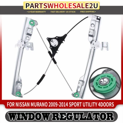 Regulador de ventana eléctrica delantero izquierdo para Nissan Murano 2009 2010-2014 solo 4 puertas Foto 1 de 4