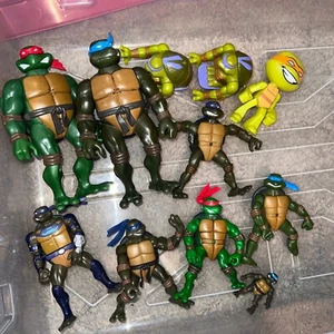 Lot Of Vintage TMNT Figures, Teenage Mutant Ninja Turtles - Picture 1 of 4