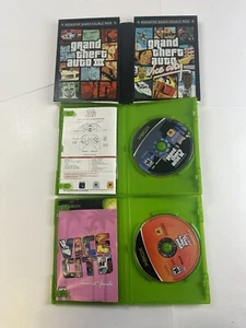 Grand Theft Auto The Xbox Collection Double Pack Complete CIB Maps Tested - Picture 1 of 10