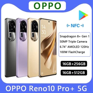 OPPO Reno10 Plus 5G Snapdragon 8+Gen1 16GB+512GB 50MP 120Hz 100W Charge 4700mAh - Afbeelding 1 van 15