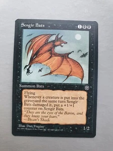 Sengir Bats, MTG Homelands (1995) Common Black Creature NM - Picture 1 of 2