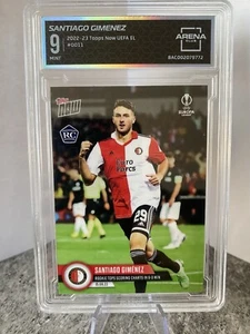 2022 23 TOPPS NOW UEFA #11 SANTIAGO GIMENEZ ARENA CLUB 9 MINT FEYENOORD ROOKIE - Picture 1 of 2