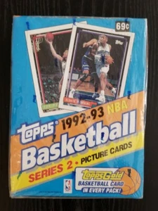 1992-93 Factory Sealed Topps Series 2 Basketball Hobby Box Shaq, Jordan Gold? - Bild 1 von 4