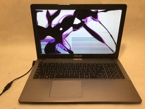 ASUS X550C 15.6” / Intel Core i5 UNKNOWN SPECS / (CRACKED/MISSING PARTS!) -MR - Picture 1 of 4