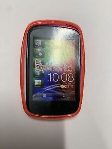 HTC Explorer A310e Pico Gel Case Cover Back TPU Clear Red New