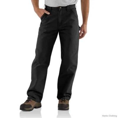 Pantalón de trabajo Carhartt B11 negro 48x30 prelavado peto delantero único  Foto 1 de 2
