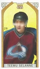 2003-04 Topps C55 Mini Stanley Cup Back #28 Teemu Selanne