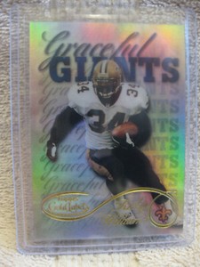 2000 TOPPS GOLD LABEL GRACEFUL GIANTS RICKY WILLIAMS NEW ORLEANS SAINTS #G19