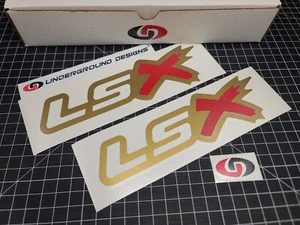 LSX Decals (2pk) Performance Racing Engine Accent Stickers LS1 LS6 LS2 LS3 LS7 - Picture 1 of 17