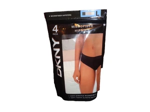 DKNY 4 Pack Microfiber Hipsters Size Large - Picture 1 of 1