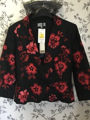 Beautiful Ladies linen embroidered jacket size 16 by M&S - Image 1 of 4