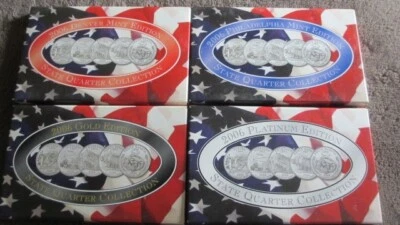 2006 State Quarter Set Collection Gold, Platinum, Philadelphia , & Denver - Image 1 of 2