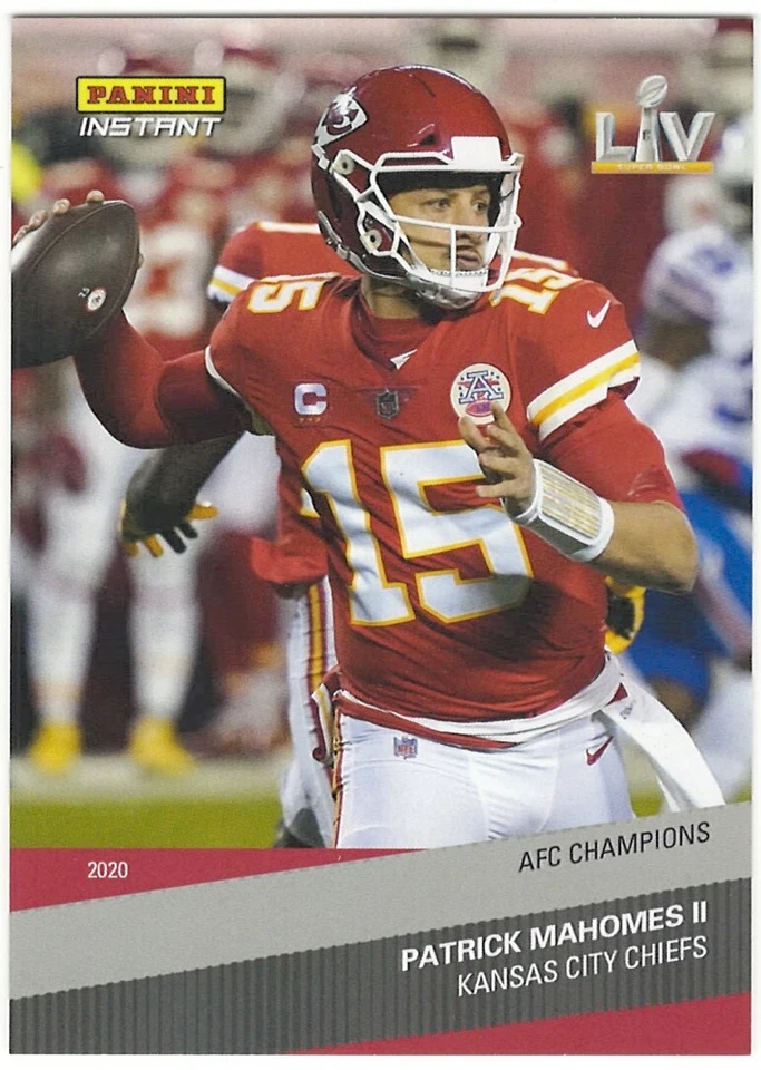 KC CHIEFS AFC CHAMPS TEAM SP 2020 Panini Instant /425 Discounts Mahomes CEH - Image 1 of 1