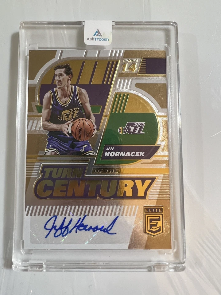2022-23 Panini -Turn Of The Century GOLD 9/10 Jeff Hornaeck Auto - Image 1 of 2