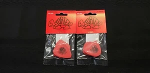 2-Pack Dunlop Tortex .50mm Red Picks (418P.50) 24-Picks Total - Picture 1 of 5